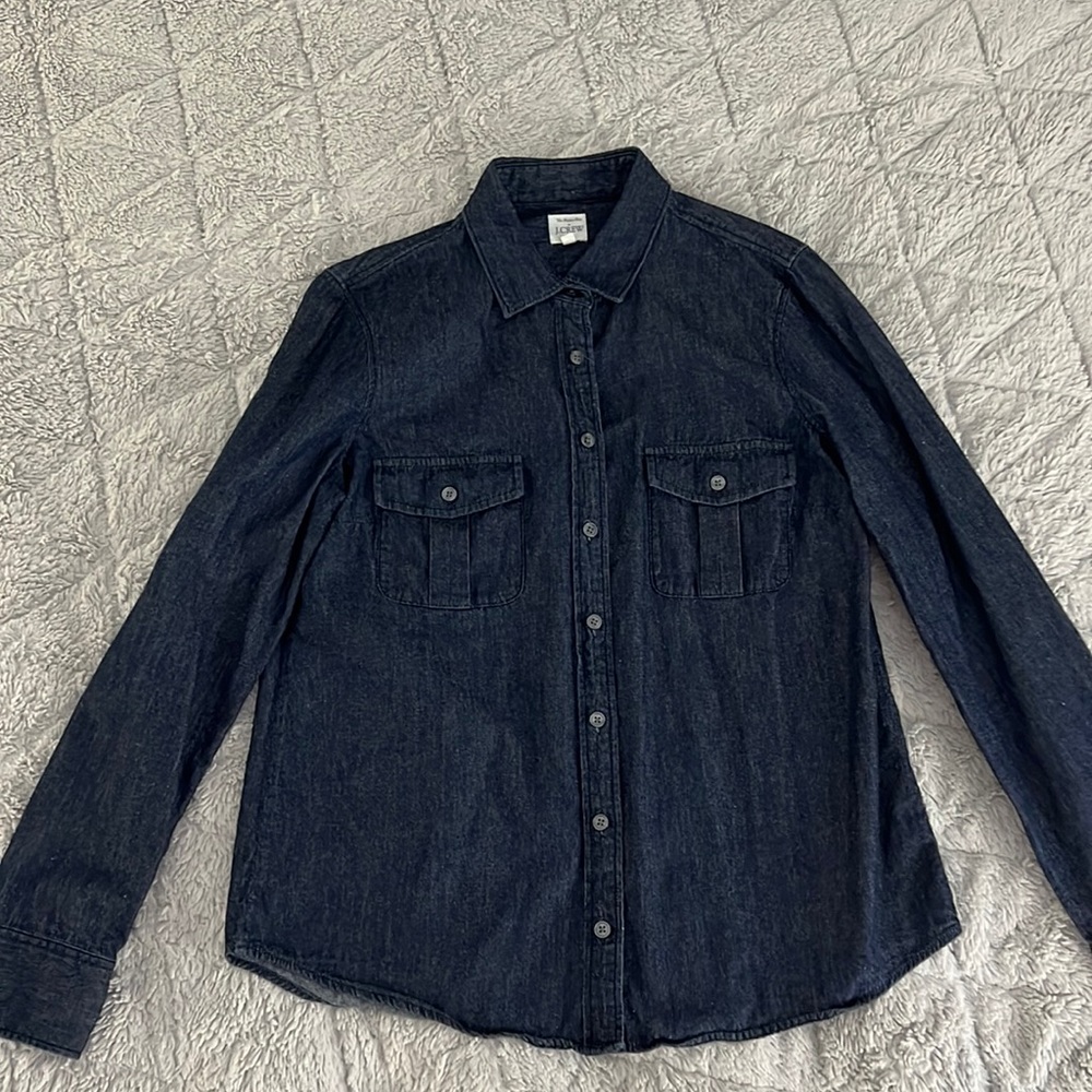 EUC The Perfect Shirt by J.Crew, size M